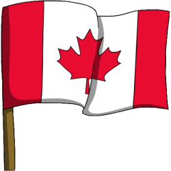 canada flag sticker by dew tour